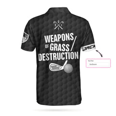 Maxcorners Tennis Weapons Of Grass Destruction Customized Name All Over Printed Shirt