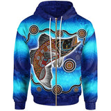 Maxcorners Vibe Hoodie Aboriginal Zip - up Hoodie HU112