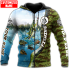 Maxcorners Personalized Bass Jumping Fishing Lake Species