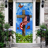Maxcorners God Bless America Door Cover Quilt - Blanket