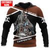 Maxcorners Personalize 037 Carpenter 3D All Over Printed HU120