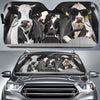 Maxcorners Driving Funny Holstein Cattle All Over Printed 3D Sun Shade