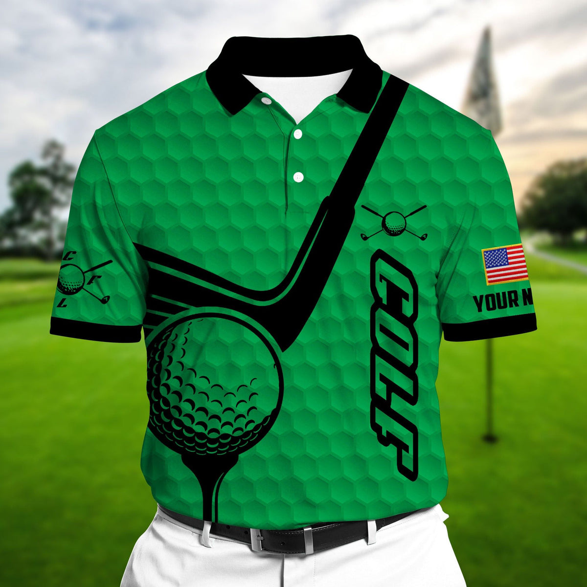 Max Corners Green Pride Premium Coolest Golf Club And Ball, Golf Polo ...