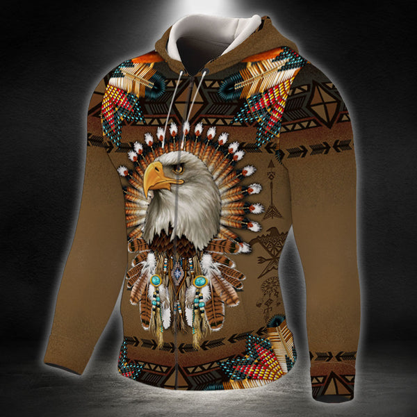 Maxcorners Personalized Native American Eagle. Dream Catcher Pow Wow  3D