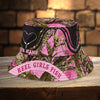 Maxcorners Reel Girls Fish Personalized Name Bucket Hat PT01