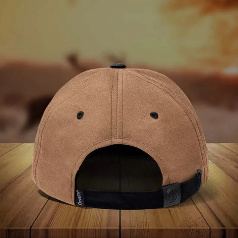 Maxcorners Premium Brown Printed Deer Hunting Personalized 3D Hat