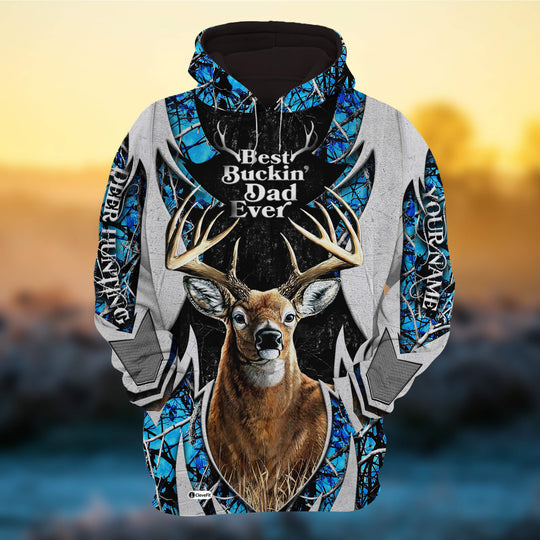 Maxcorners Custom Name The Best Knight Deer Hunting Hoodies HM