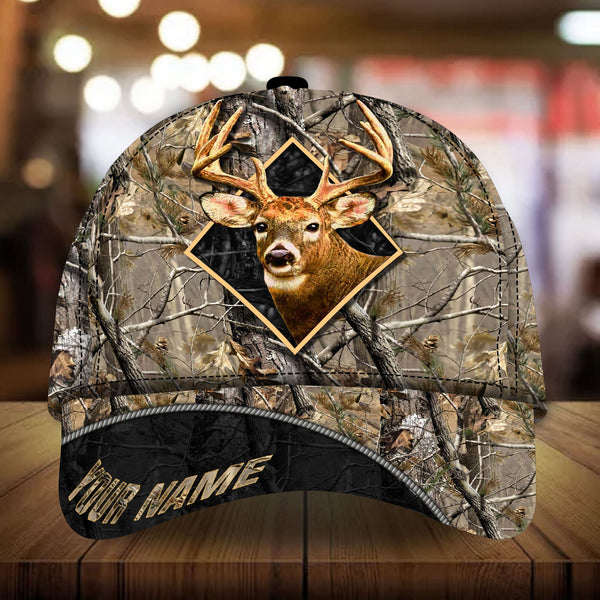 Max Corners The Best Deer Hunting Camo Pattern 3D Multicolor Personalized Cap