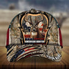 Max Corners American Hunter US Flag Pattern 3D Multicolor Personalized Cap