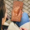 Maxcorners Horse Love Brown Pattern Clutch