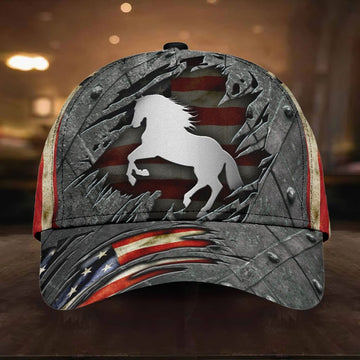 Maxcorners US Flag Horse Classic - Cap