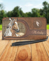 Maxcorners Horse Love Classic Personalized Clutch