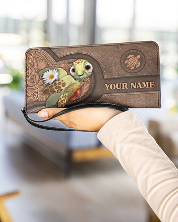Maxcorners  Personalized Turtle Clutch Purse
