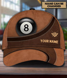 Maxcorners Billiard Classic Personalized Name 3D Over Printed Cap