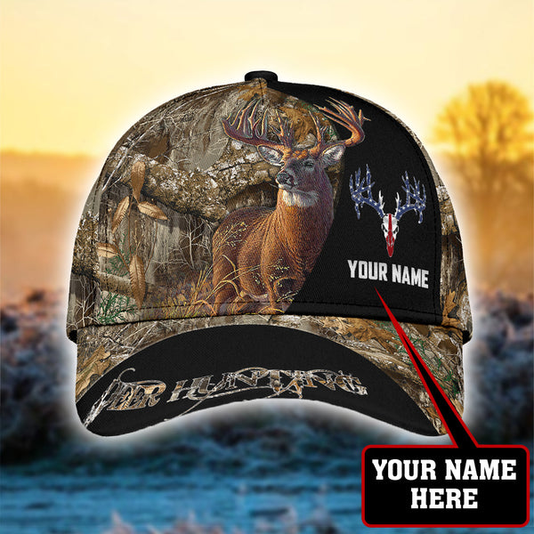 Maxcorners Personalized Deer Hunting Camo Classic Cap HM33