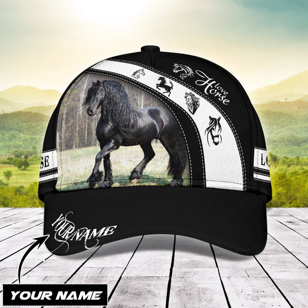 Maxcorners Personalized Name Horse Classic Cap