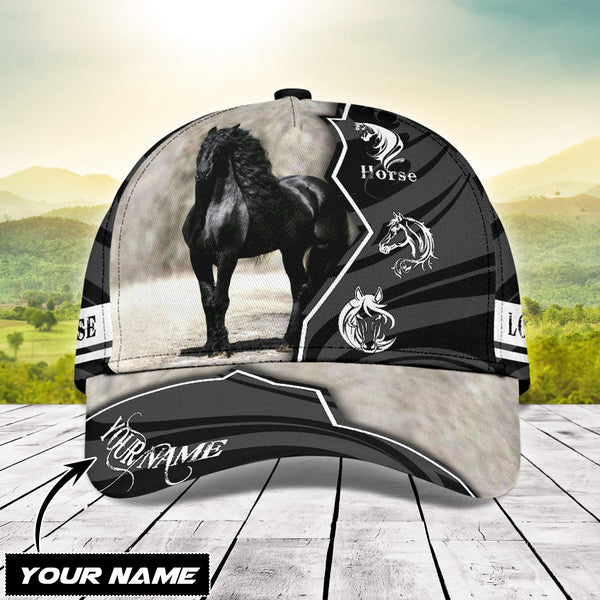 Maxcorners Personalized Name Horse Classic Cap