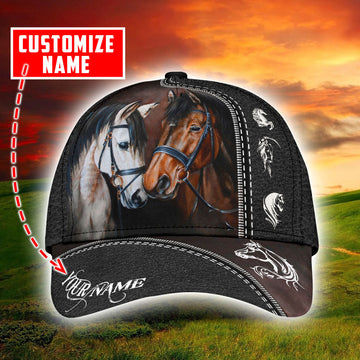 Maxcorners Personalized Name Rodeo Classic Cap Horse Riding
