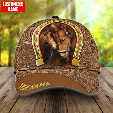 Maxcorners Personalized Name Horse Classic Cap