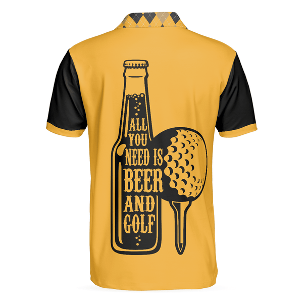 Max Corners All You Need Is Beer & Golf 3D Custom Polo Shirt