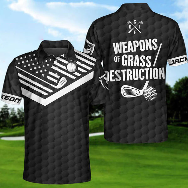 Maxcorners Tennis Weapons Of Grass Destruction Customized Name All Over Printed Shirt