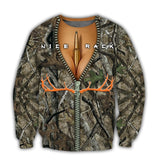 Maxcorners Deer Hunting 3D Over Printed Hoodie