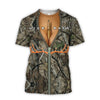 Maxcorners Deer Hunting 3D Over Printed Hoodie