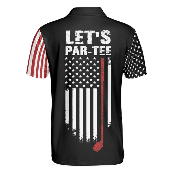 Max Corners  Let's Par Tee Short Sleeve Golf 3D Custom Polo Shirt