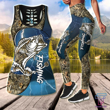 Maxcorners  Bass Fishing - Blue Tattoos