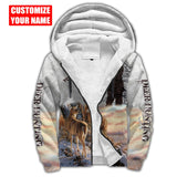 Maxcorners Deer Hunter Personalized Name 3D Over Printed Hoodie