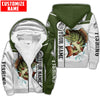 Maxcorners Perch Fishing Jumping Personalized Name 3D Shirt
