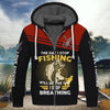 Maxcorners I Stop Fishing When I Stop Breathing 3D Shirt