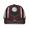 Maxcorners Basketball Grey USA Flag All Over Printed Cap
