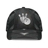 Maxcorners Grey Bowling Pins 3D Cap