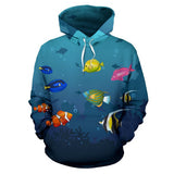 Maxcorners Australia Hoodie - Fishes Hoodie Ocean Finding Nemo