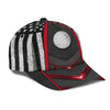 Maxcorners Basketball Grey USA Flag All Over Printed Cap
