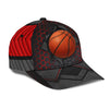 Maxcorners Basketball Red All Over Printed Cap