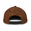 Maxcorners Bowling Zipper Brown Personalized Name 3D Cap