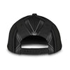 Maxcorners Tennis Sliver Black All Over Printed Cap