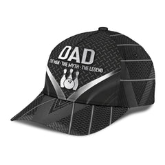 Maxcorners Dad The Man - The Myth - The Legend 3D Cap