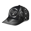 Maxcorners Tennis Sliver Black All Over Printed Cap