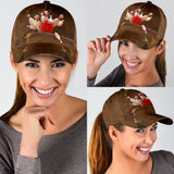 Maxcorners Bowling Zipper Brown Classic 3D Cap