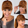 Maxcorners Bowling Brown Personalized Name 3D Cap