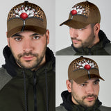 Maxcorners Bowling Zipper Classic 3D Cap