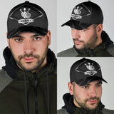 Maxcorners Bowling Black Personalized Name 3D Cap