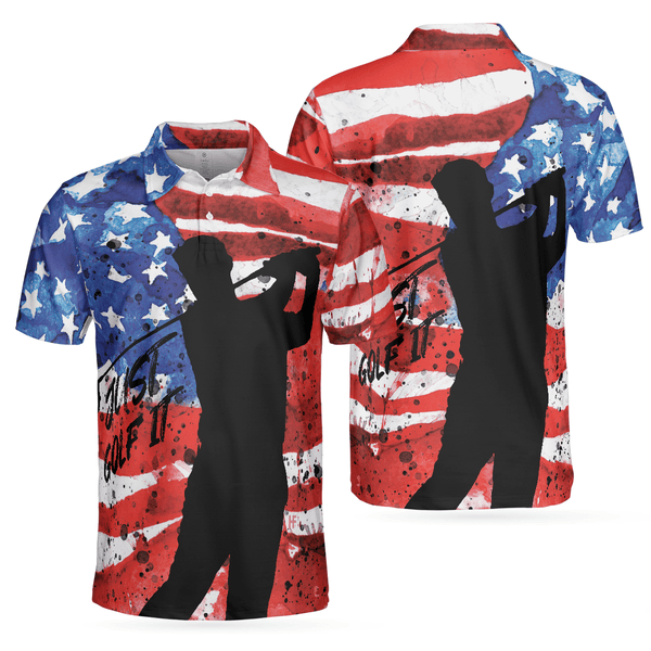 Max Corners Wet Paint American Flag 3D Custom Polo Shirt