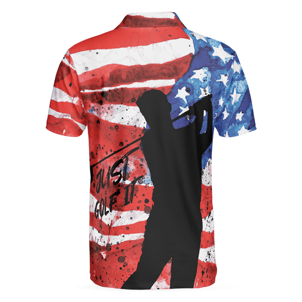 Max Corners Wet Paint American Flag 3D Custom Polo Shirt