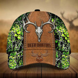 Maxcorners Premium Skull Deer Hunting Printed Multicolor Personalized 3D Hat