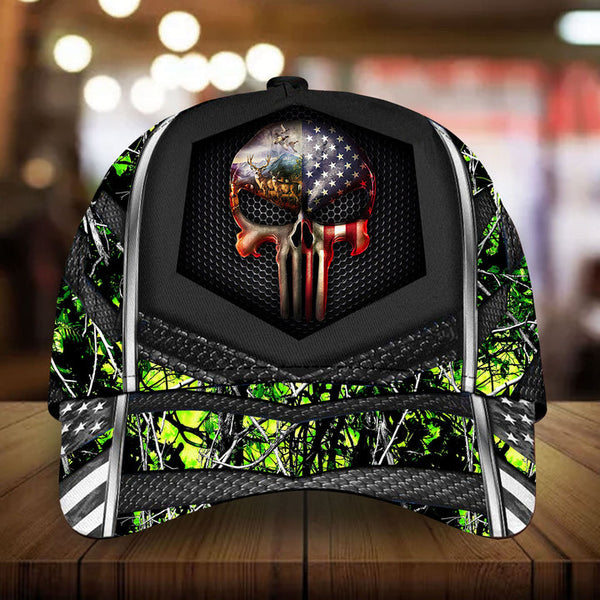 Maxcorners  Premium Punisher Skull Hunting Cap