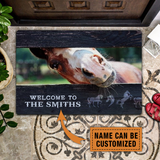 Maxcorners Personalized Gift for Horse Lovers Doormat
